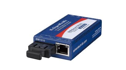 迷你加固型媒体转换器，1000Mbps，单模1310nm，LFPT，40km，SC